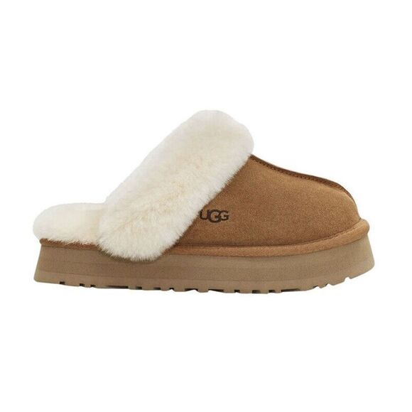 UGG Disquette Chestnut Platform Clog Slipper for Women 1122550 - Picture 5 of 8